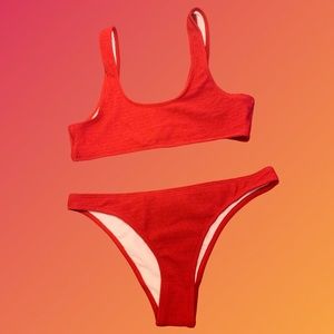 FashionNova Red Bikini Set 👙❤️